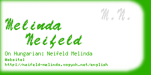 melinda neifeld business card